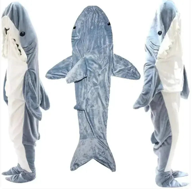 Shark Sleeping Bag Hoodie Pets univers confort