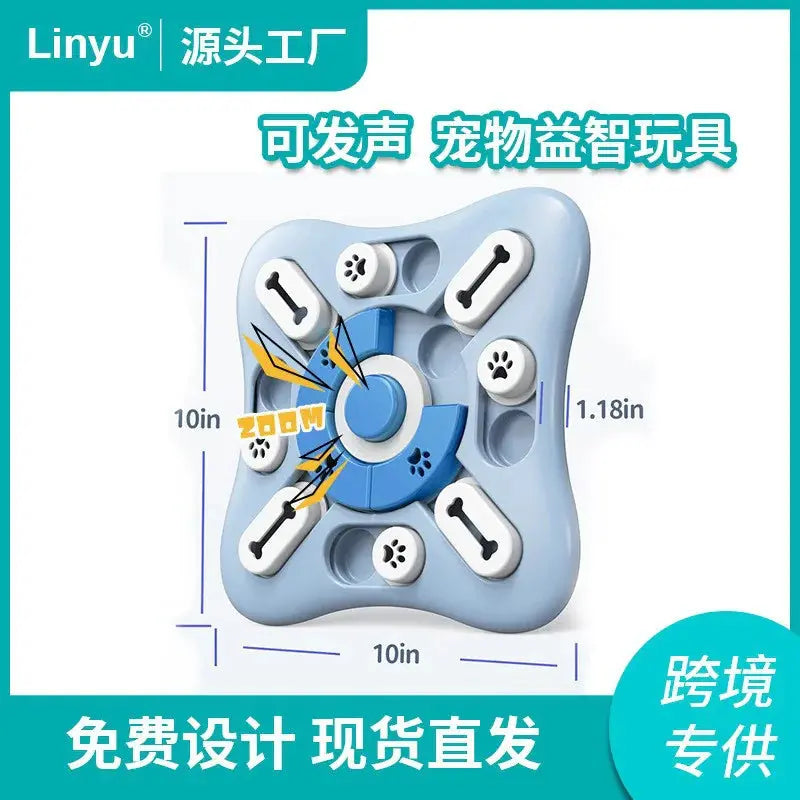 Interactive Slow Feeder Puzzle Toy for Dogs Pets univers confort