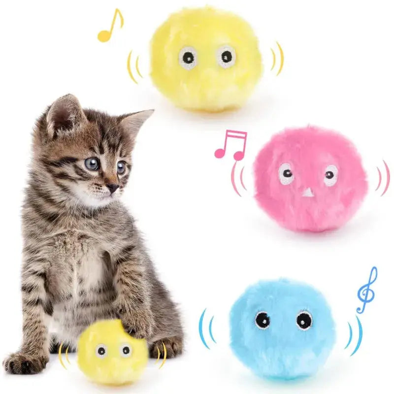 Plush Electric Catnip Training Toy Pets univers confort