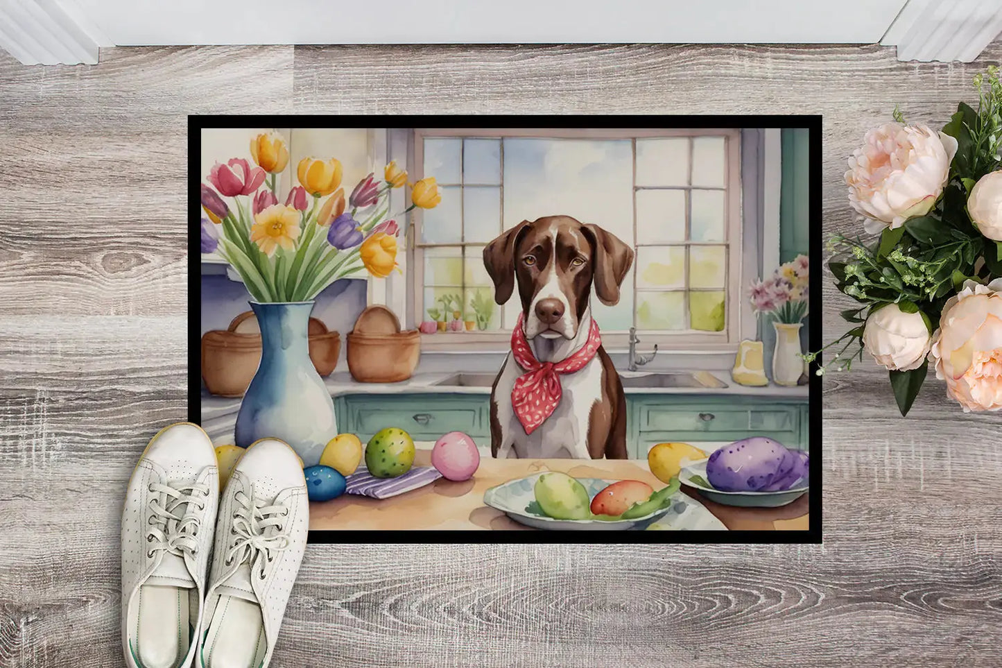 Decorating Easter Pointer Doormat Pets univers confort