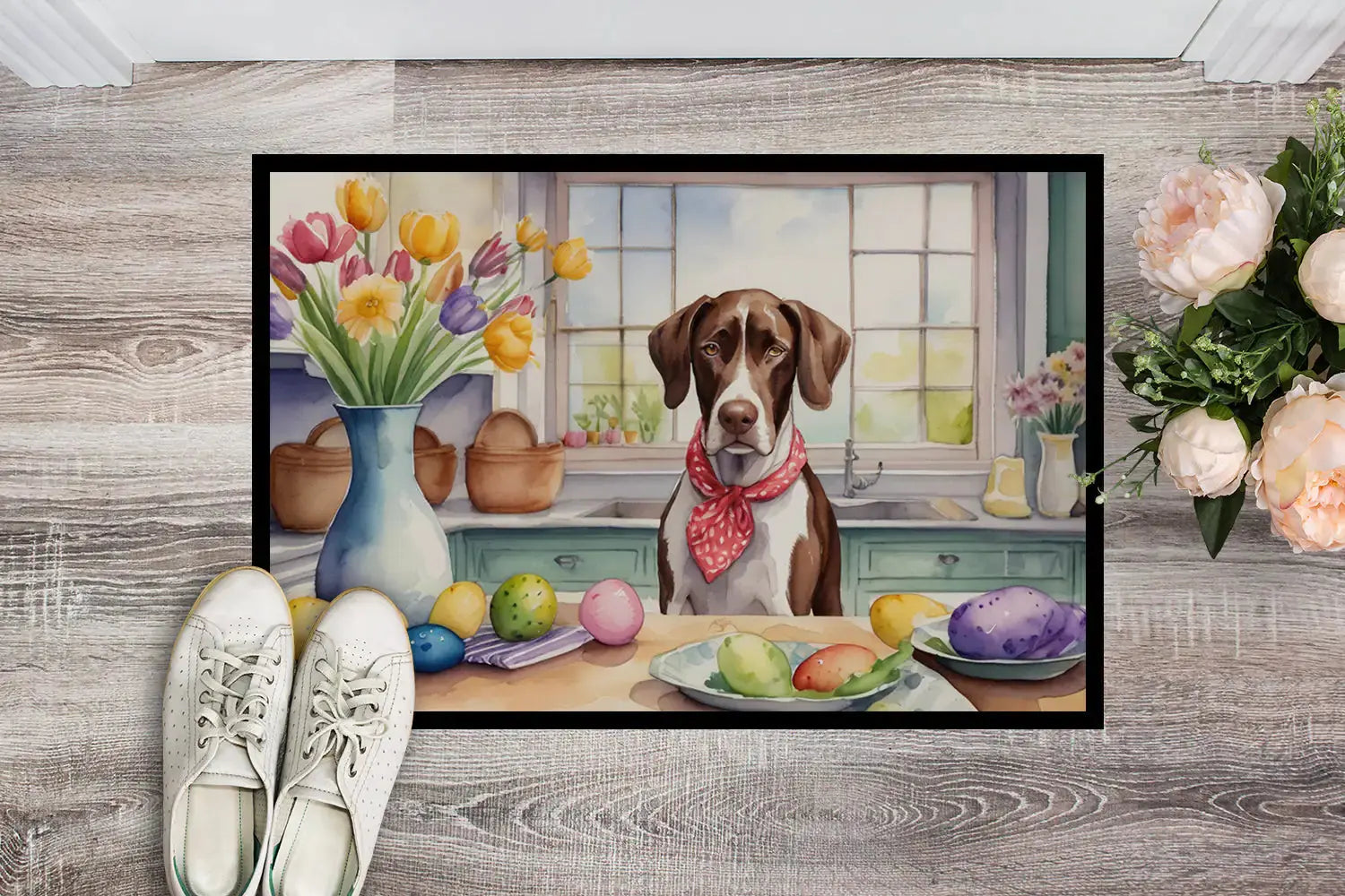 Decorating Easter Pointer Doormat Pets univers confort