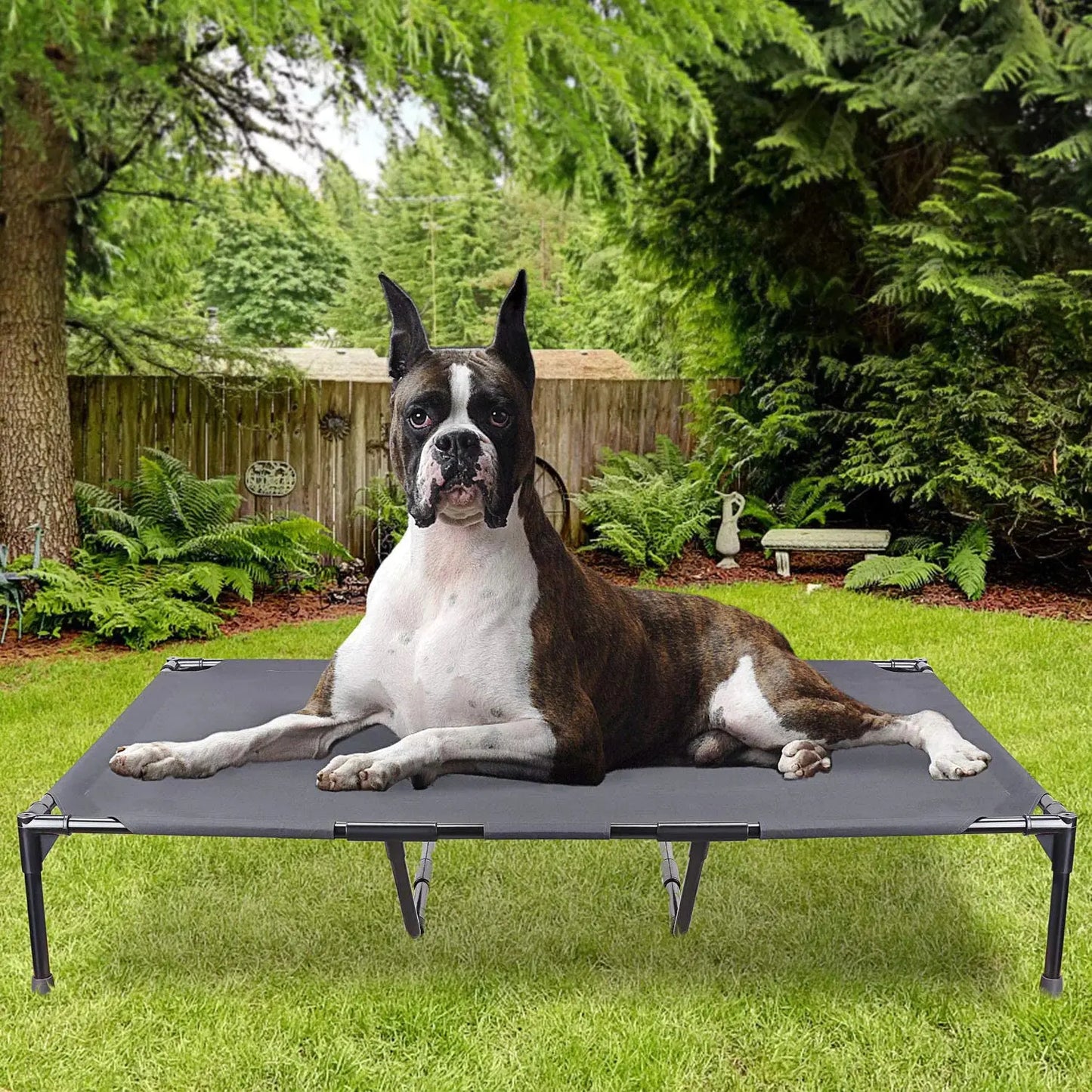 Large Elevated Outdoor Dog Bed Pets univers confort