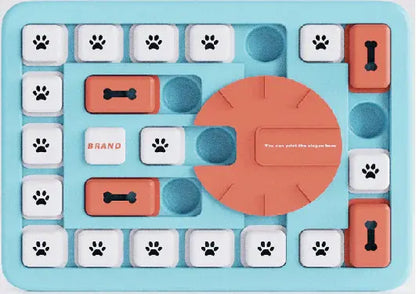 Interactive Slow Feeder Puzzle Toy for Dogs Pets univers confort