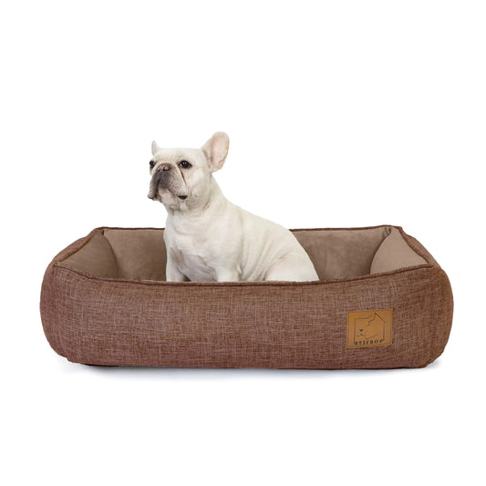 ATIFBOP Orthopedic Dog Bed Memory Foam Dog Sofa with Removable Cover Cooling Energy Gel Pets univers confort