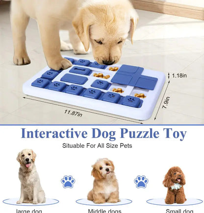 Interactive Slow Feeder Puzzle Toy for Dogs Pets univers confort