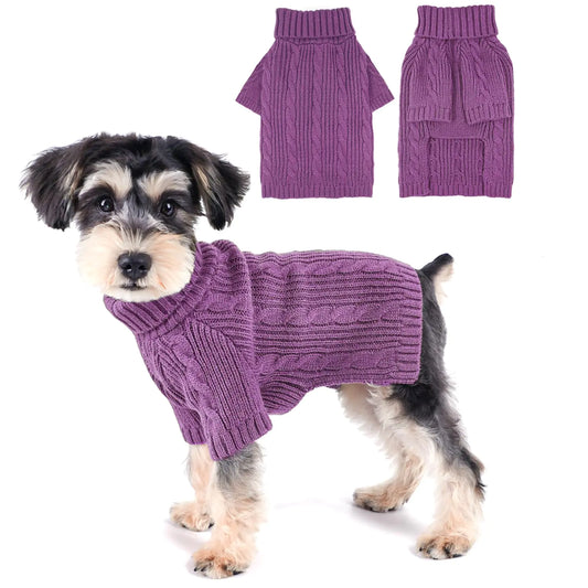 Petite Pooch Winter Knit XS